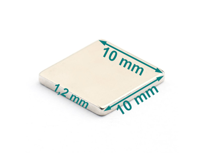 flat square neodymium magnet