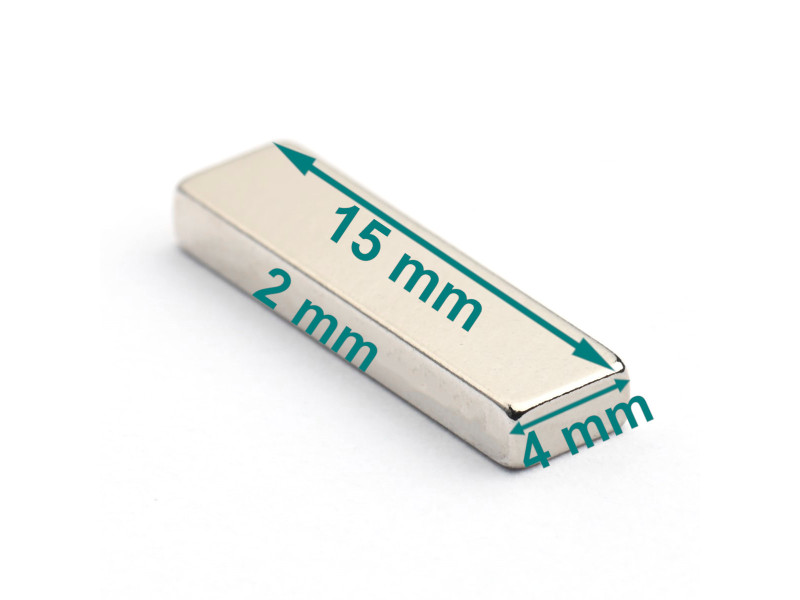 15x4x2 neodymium block magnet