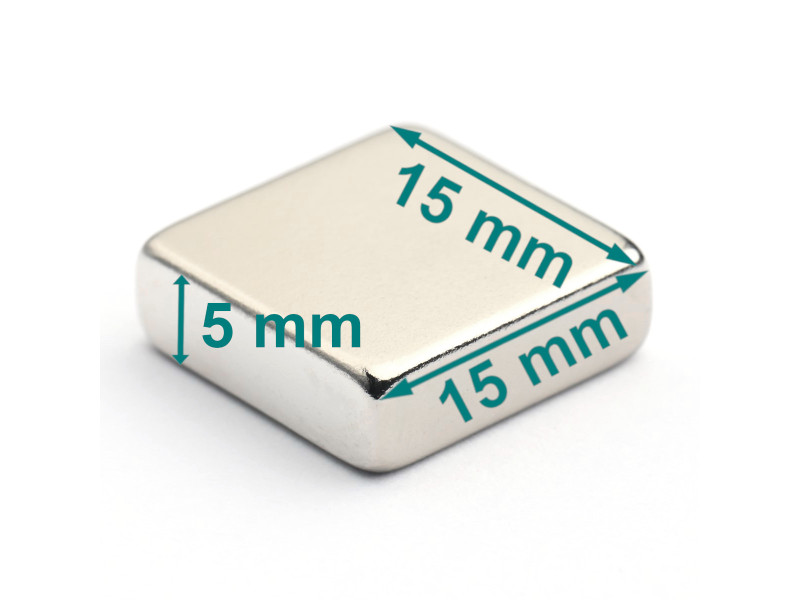 15x15x5 neodymium square magnet