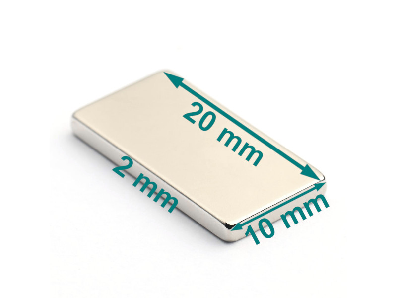 20x10x2 neodymium block magnet