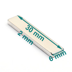30x6x2 neodymium block magnet