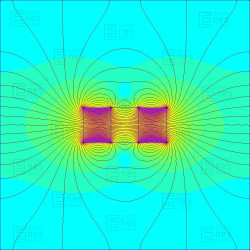 D6A x d2 x 2,5 / N38 - Neodímium mágnes (NdFeB)