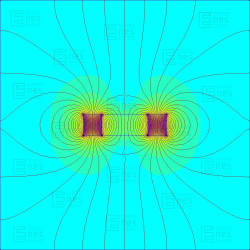 D40 x d22 x 10 / N38 - Neodimov magnet (NdFeB)
