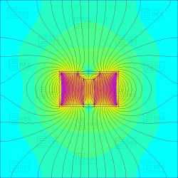 D19,5 x d7,2/3,6 x 11,5 / N42 - neodimov magnet (NdFeB) v gumi