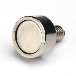 Magnet, premer 10 mm, zunanji navoj M4, neodim