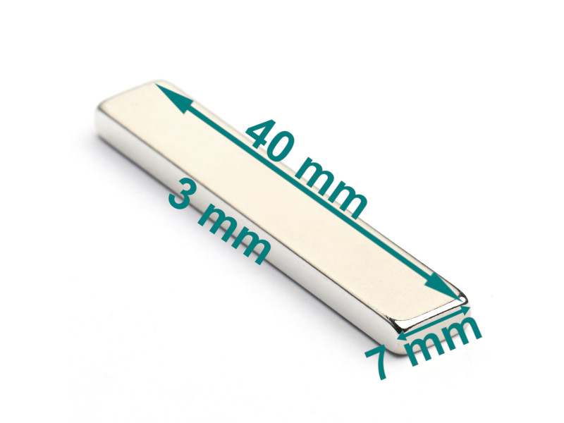40x7x3 neodimov magnet