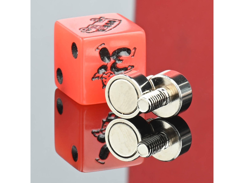 Mıknatıs, çap 10 mm, M4 dış dişli, neodimyum