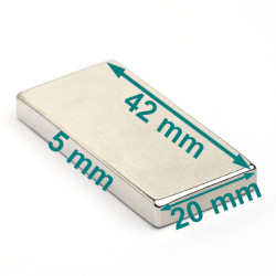 42x20x5 N35H neodymium magnet