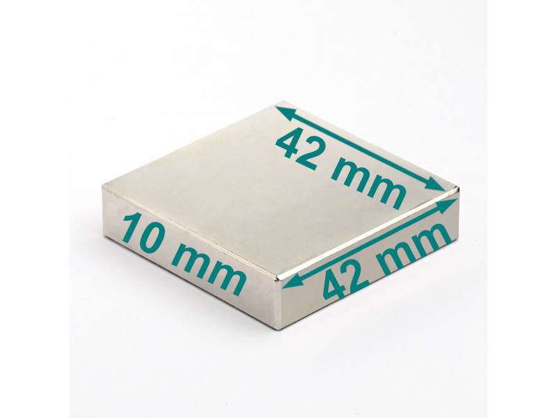 42x42x10 neodymium block magnet