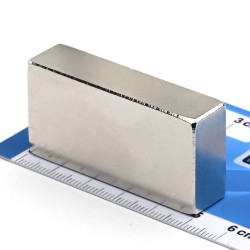 50 x 12,4 x 25 / N38 - Neodymmagnet (NdFeB)