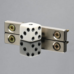 60 X 10 X 5 - D7,2/d3,6 / N38 - Neodymmagnet (NdFeB)