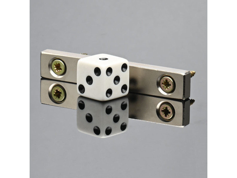 60 X 10 X 5 - D7,2/d3,6 / N38 - Neodimov magnet (NdFeB)