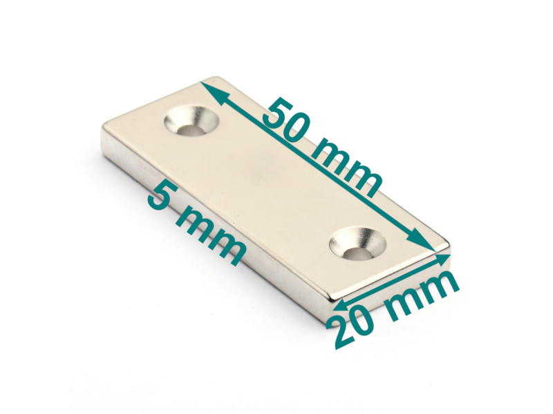 50x20x5 neodymmagneter som skrus fast