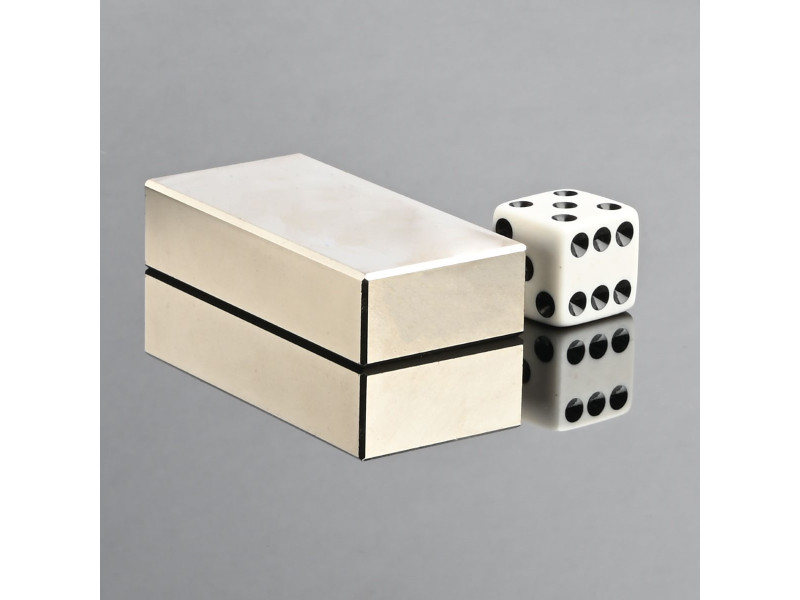 50 x 25 x 12 / N38 - Neodimov magnet (NdFeB)