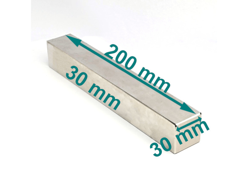 200x30x30 neodymium-blokkmagnet