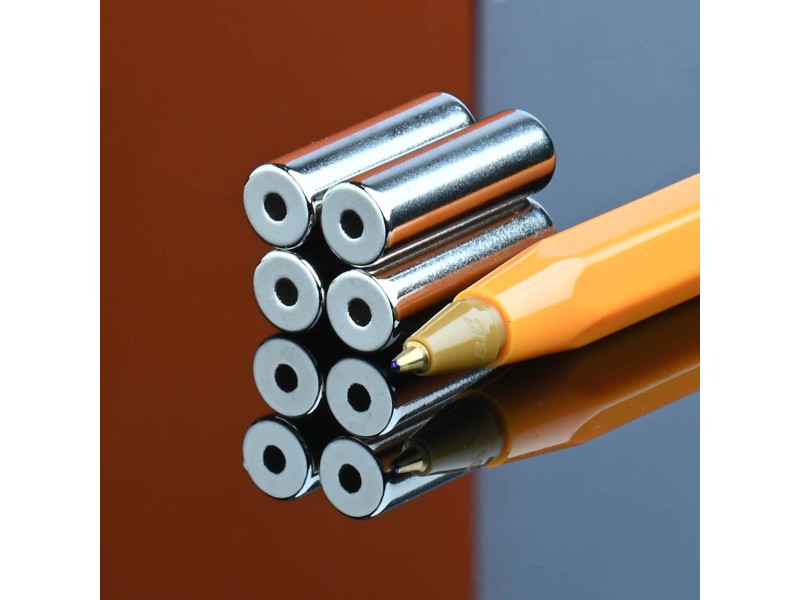 D6,5 x d2 x 20 / N38 - Neodimov magnet (NdFeB)