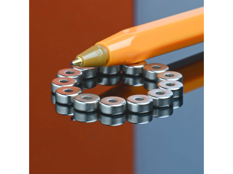 D6A x d2 x 2,5 / N38 - Neodimov magnet (NdFeB)