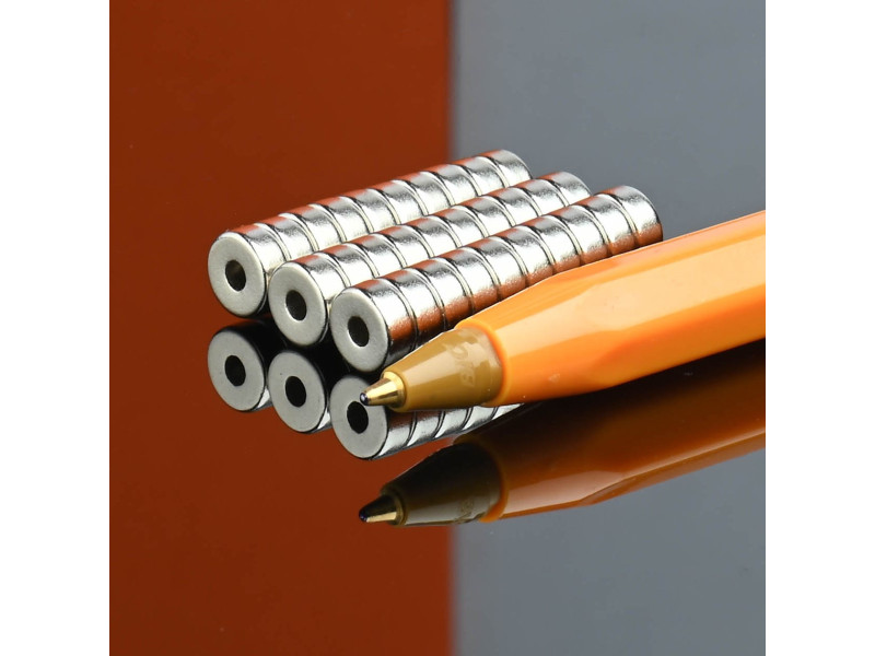 D6 x d2 x 2,5 / N38 - Neodimov magnet (NdFeB)