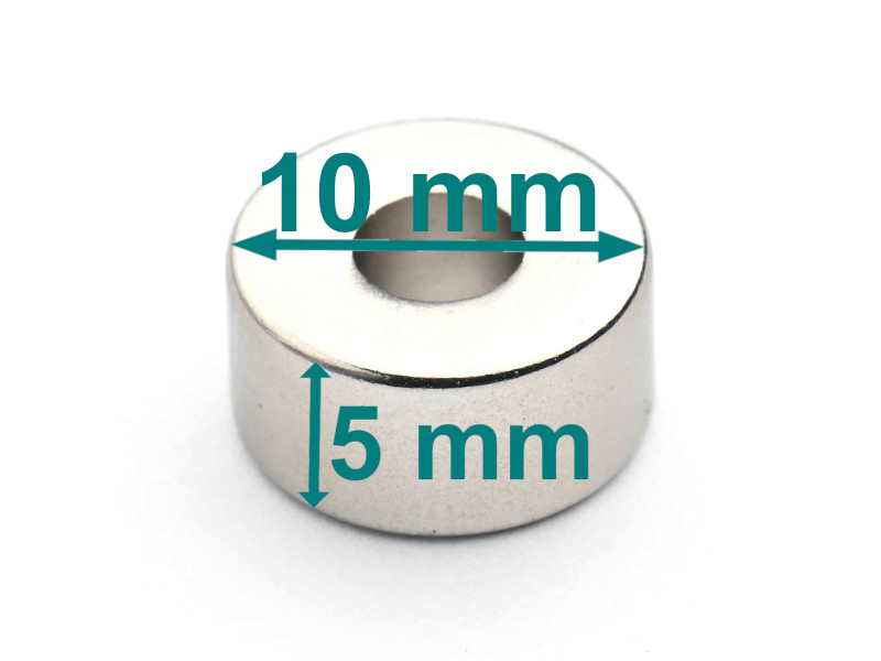 D10xd4x5 neodymium ring magnet