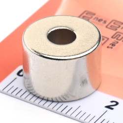 D14,8 x d5,2 x 10 / N38 - Neodymmagnet (NdFeB)