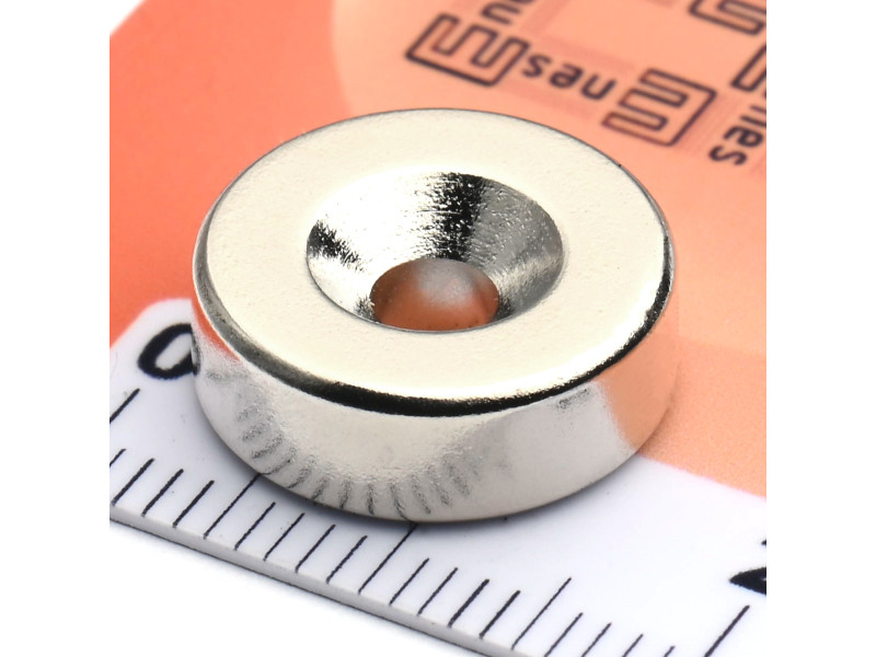 D14 x d7,2/3,6 x 5 / N38 - Neodymmagnet (NdFeB)