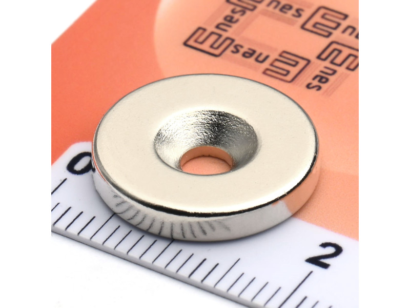D16 x d7,2/3,6 x 3 / N38 - Neodymmagnet (NdFeB)