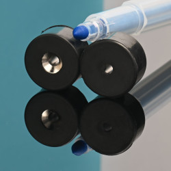 D19,5 x d7,2/3,6 x 11,5 / N42 - Neodímium mágnes (NdFeB) gumiban