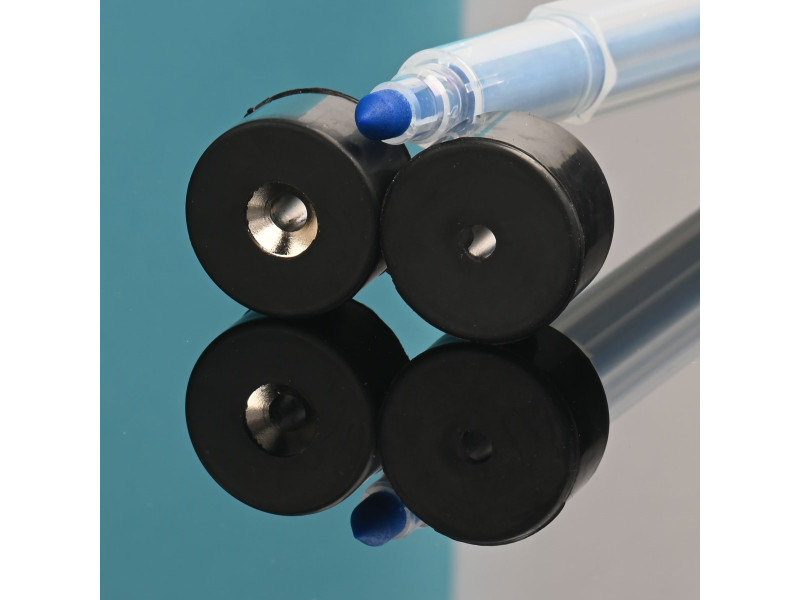 D19,5 x d7,2/3,6 x 11,5 / N42 - neodimov magnet (NdFeB) v gumi