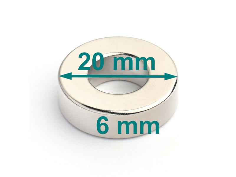 dics-magnet med hull