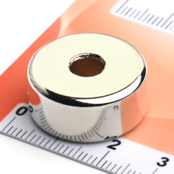 D22 x d6 x 10 / N38 - Neodímium mágnes (NdFeB)