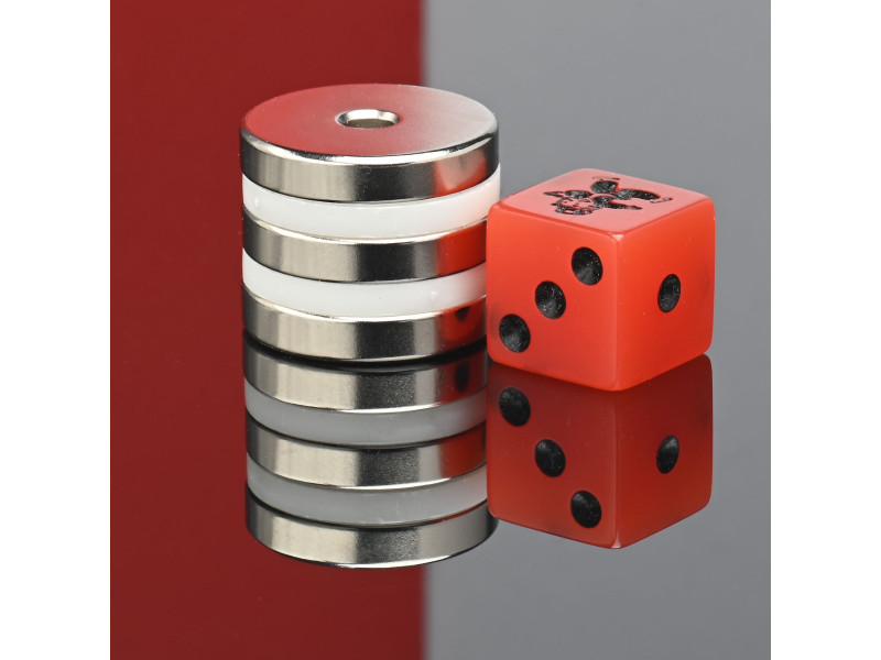 D25 x d5 x 5 / N38 - Neodímium mágnes (NdFeB)