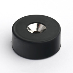 D26,5 x d10,5/4,3 x 11,5 / N42 - Neodímium mágnes (NdFeB) gumiban