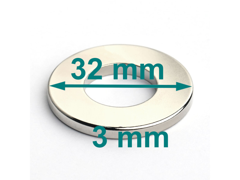 round neodymium magnet with a hole