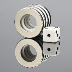 D32 x d18 x 4 / N38 - Neodymmagnet (NdFeB)