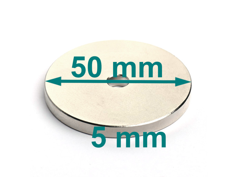neodymium disc magnet with a hole