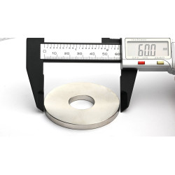 D60 x d20 x 5 / N38 - Neodimov magnet (NdFeB)