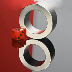 D62 x d42 x 25 / N38 - Neodimov magnet (NdFeB)