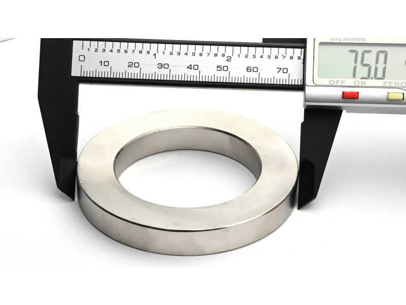D75 x d49 x 10 / N42 - Neodimov magnet (NdFeB)