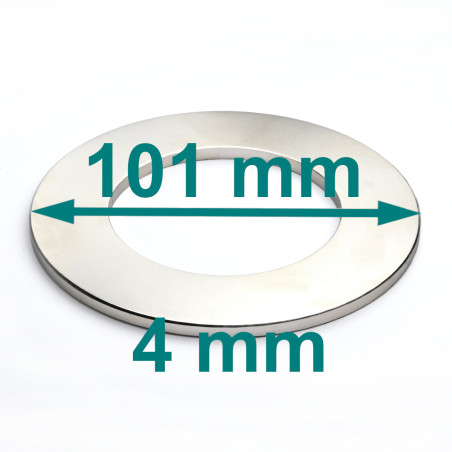 D101 X D60 X 4 / N42 - Neodymium magnet (NdFeB)