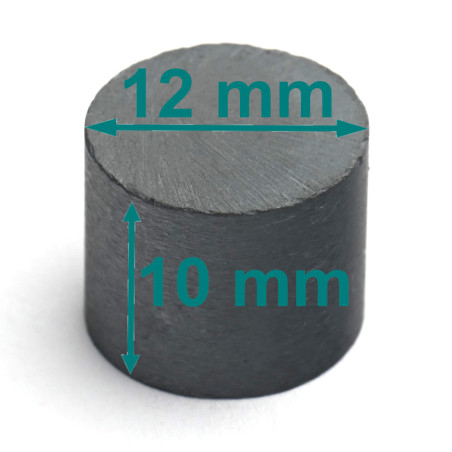 D12 x 10 / F30 - Ferrit Magnet