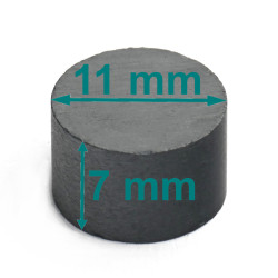 D11 x 7 / F30 - ferrite magnet