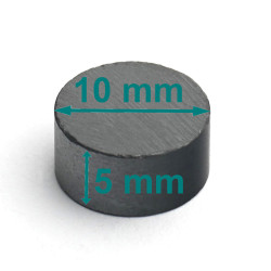 D10 x 5 / F30 - ferrite magnet