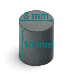 D8 x 10 / F30 - ferrite magnet