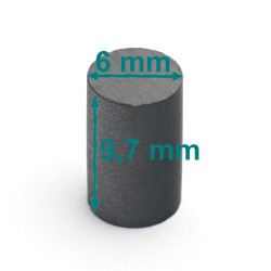 D6 x 9,7 / F30 - Ferrit Magnet