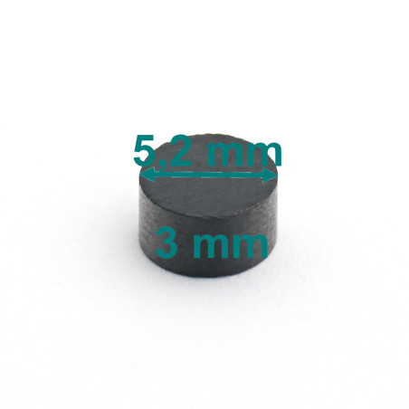 D5,2 x 3 / F30 - ferrite magnet