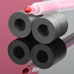 D20 x d10 x 4,3 / F30 - ferrittmagnet