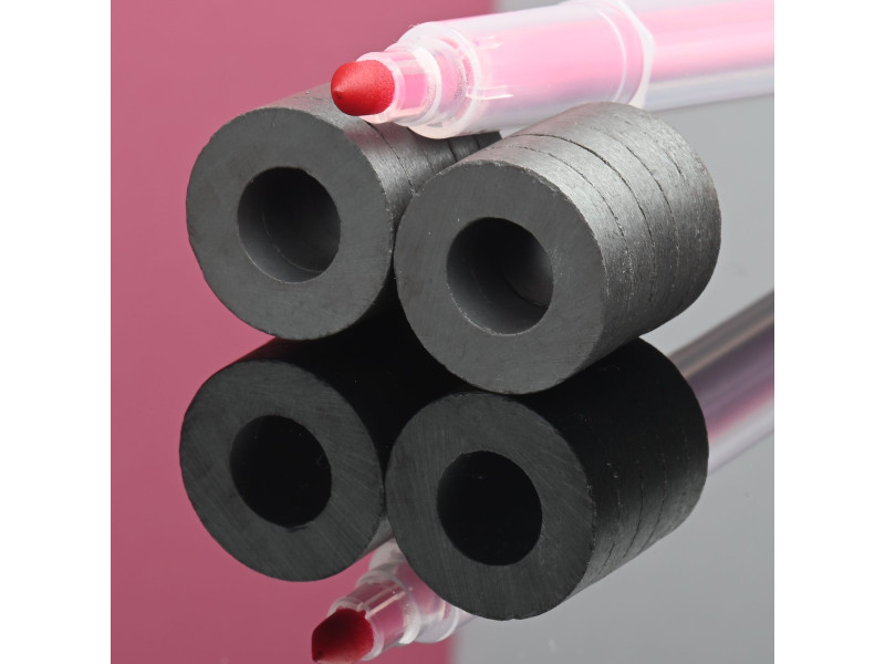 D20 x d10 x 4,3 / F30 - ferrittmagnet