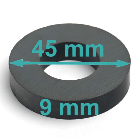 D45 x d22 x 9 / F30 - ferriittimagneetti