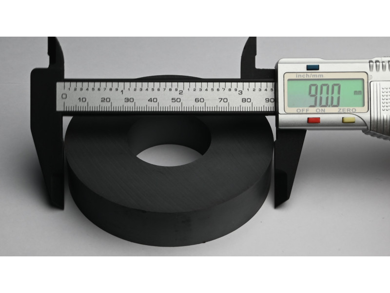 D90 X d36 X 20 / F30 - ferrittmagnet