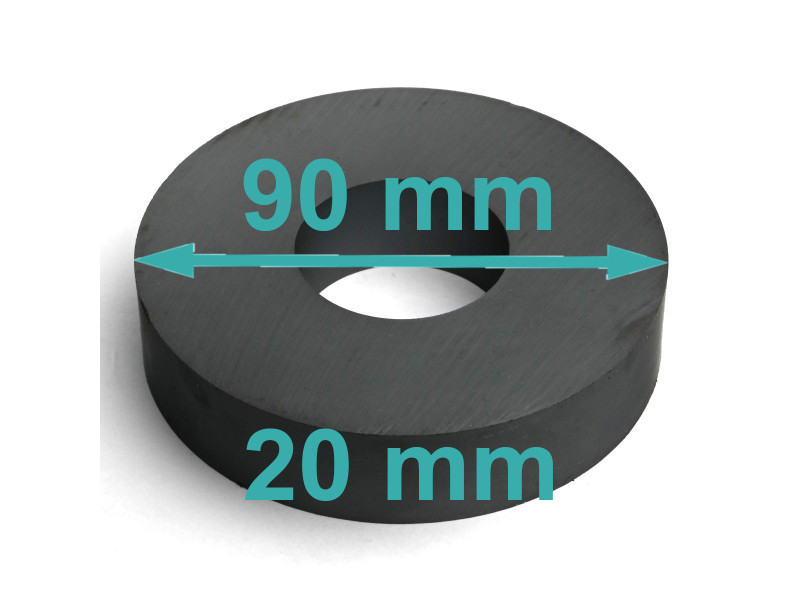 D90 X d36 X 20 / F30 - feritni magnet